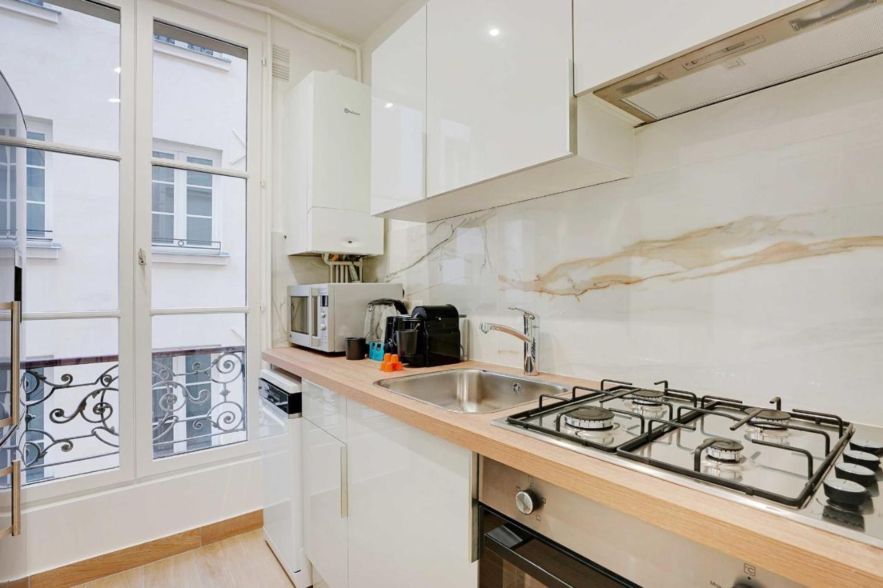 Magnificent Flat - 3Br-8P - Montorgueil Apartment Paris Luaran gambar